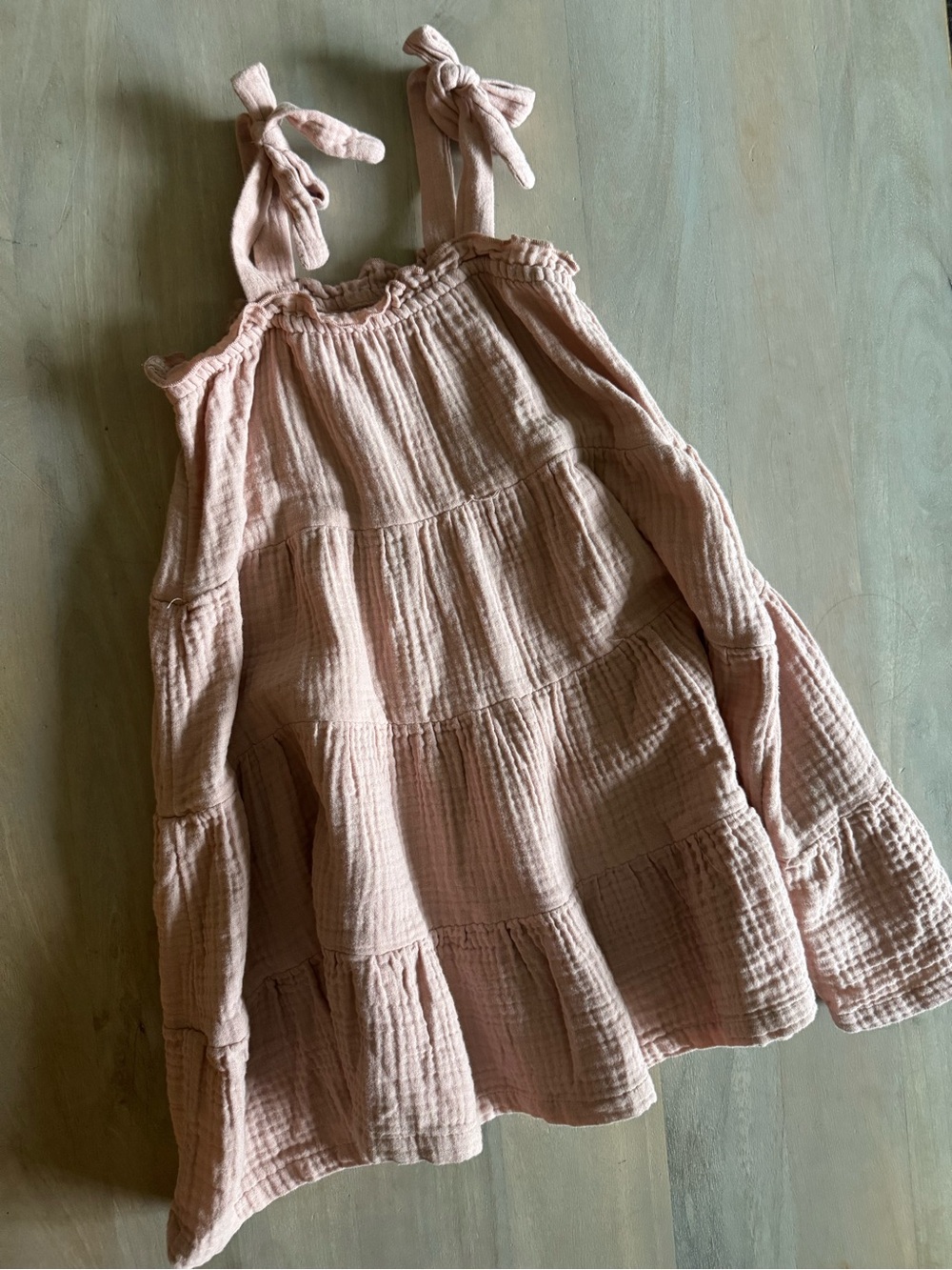 H&M - 3T mauve gauze dress NWT